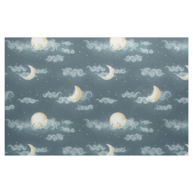 Tissu Lune (moyenne échelle) (Fat Quarter)