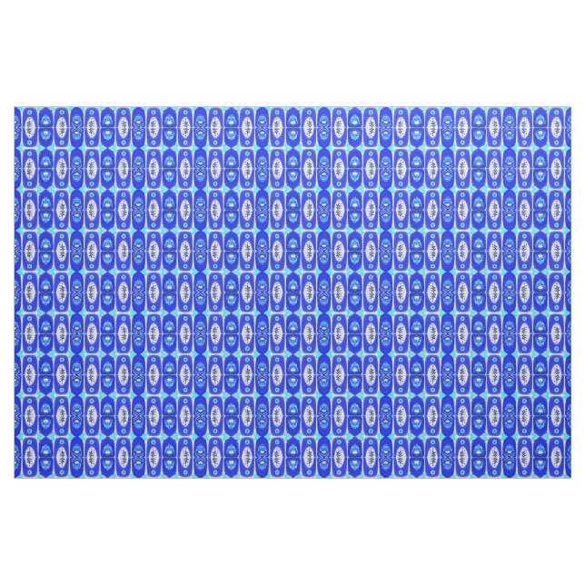 Tissu Lunes bleues (Yard)
