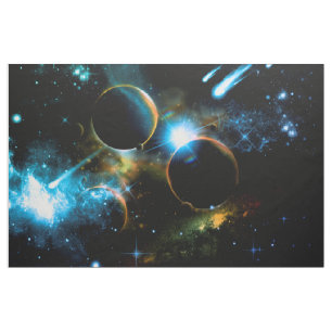 Tissu L'univers des planètes