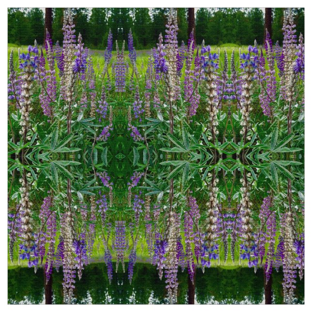 Tissu Lupines (Échantillon)
