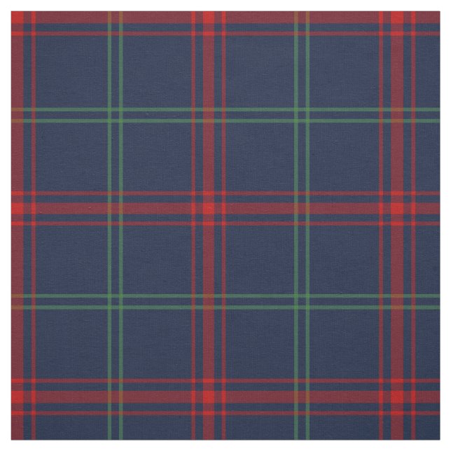 Tissu Lynch Tartan Motif Marine bleu irlandais Plaid (Échantillon)