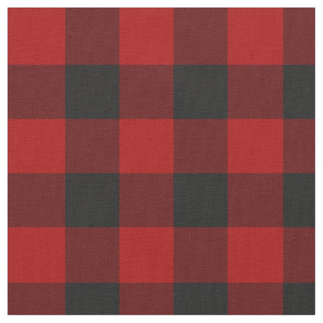 Tissu MacGregor | Rob Roy | Tartan rouge plaqué de buffl (Fermer)