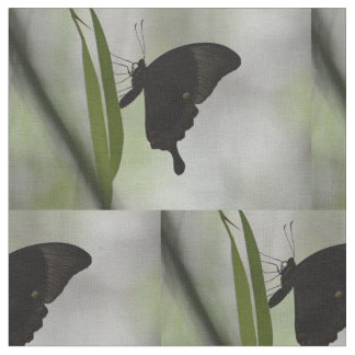 Tissu Machaon noir