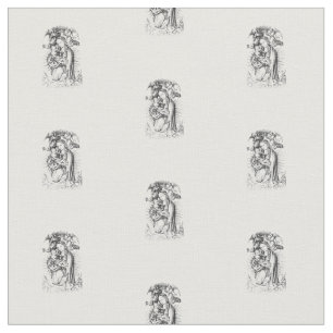 Tissu Madonna avec l'enfant