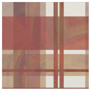 Tissu Madras Plaid Fall Red