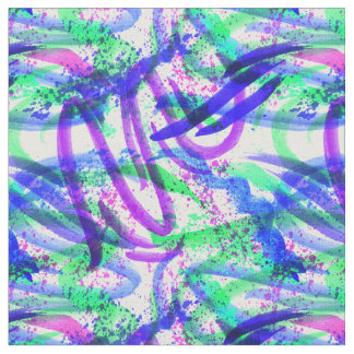 Tissu Magenta au néon de vert de menthe d'éclaboussure