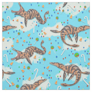 Tissu Magique Candy Crunch Préhistorique Liopleurodon
