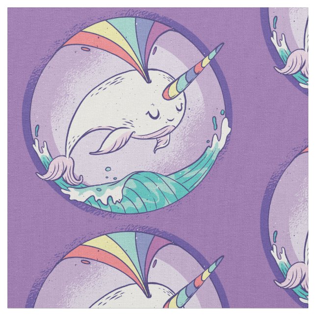Tissu Magique Narwhal (Fermer)