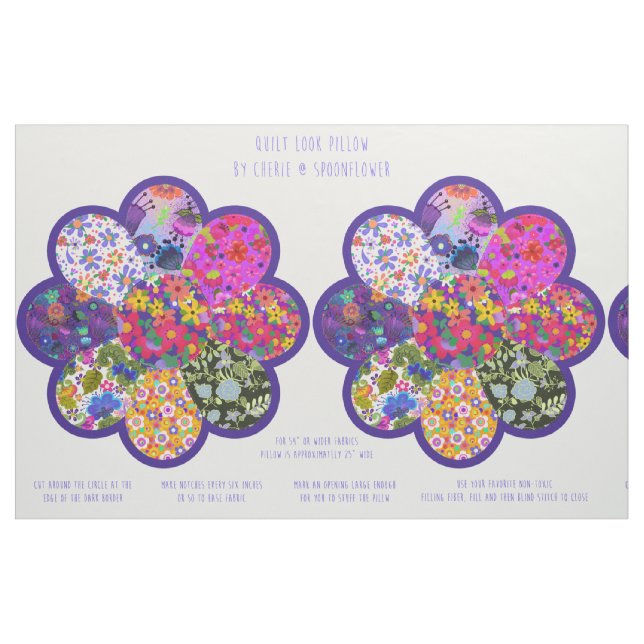 Tissu Magnifique kit de couture et découpe pour coussin  (Fat Quarter)