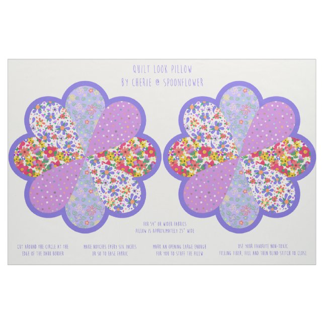 Tissu Magnifique kit de fleurs de style quilt bohème à c (Fat Quarter)