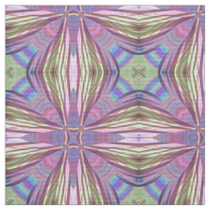 Tissu MAGNIFIQUE ! Rose violet bleu vert doux ~