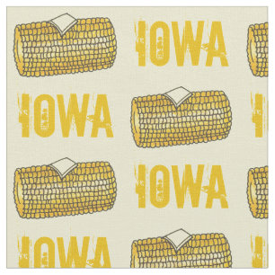 Tissu Maïs beurré jaune IOWA sur le Cob Corncob