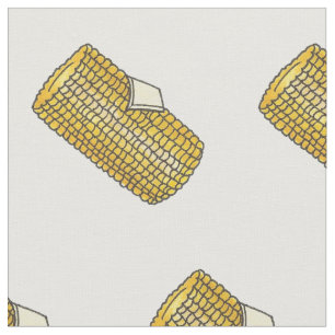 Tissu Maïs sur le Cob Jaune Corncob Beurre Pique-nique N