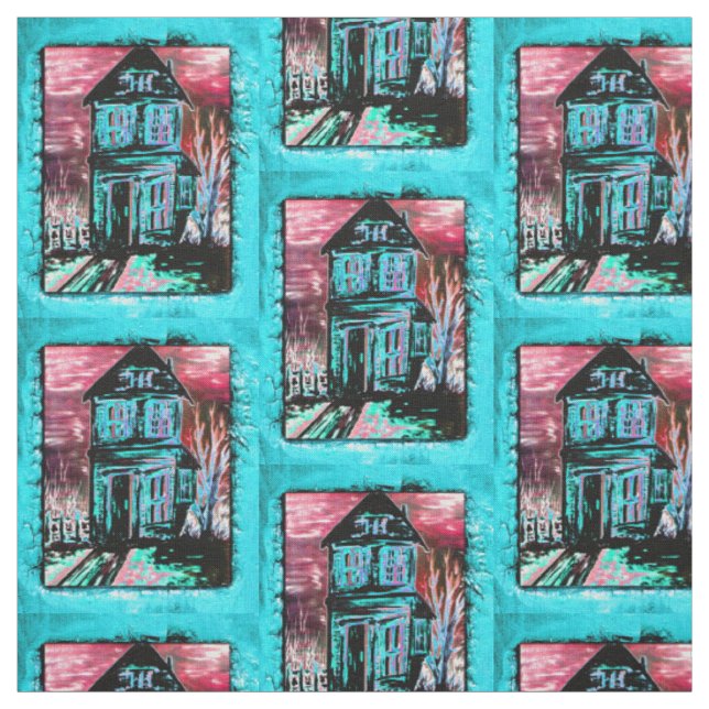 Tissu Maison d'invitation (Échantillon)