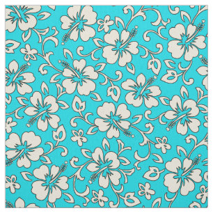 Tissu Malia Hibiscus Hawaii Pareau Imprimer