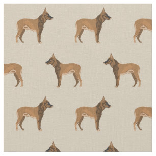 Tissu Malinois tan belge