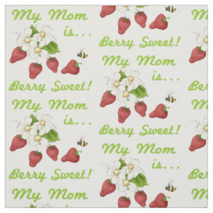 Tissu Maman de bonbon à baie