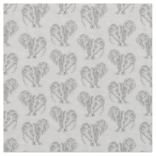 Tissu Manates de tatouage tribaux noirs et blancs