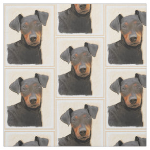 Tissu Manchester Terrier Peinture Art animal original