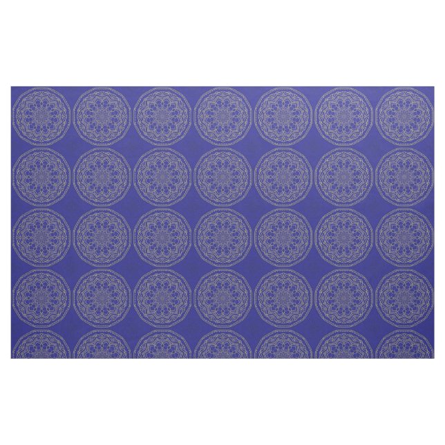 Tissu Mandala bleu (Fat Quarter)