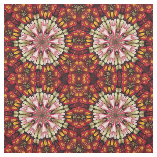 Tissu Mandala botanique de rêves (Échantillon)