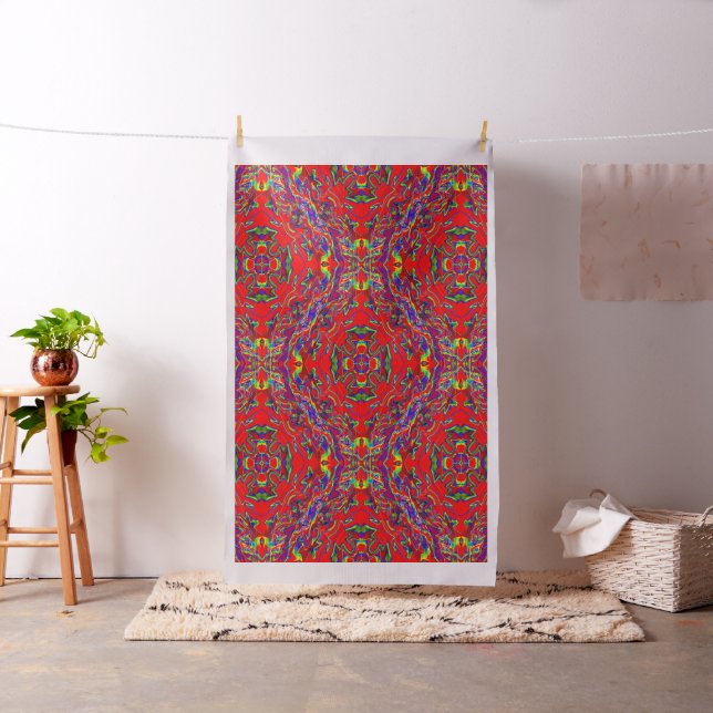 Tissu Mandala Crosses....... (In Situ)