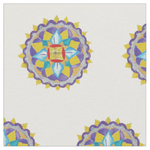 Tissu Mandala Custom Combed Cotton (56 pouces de l