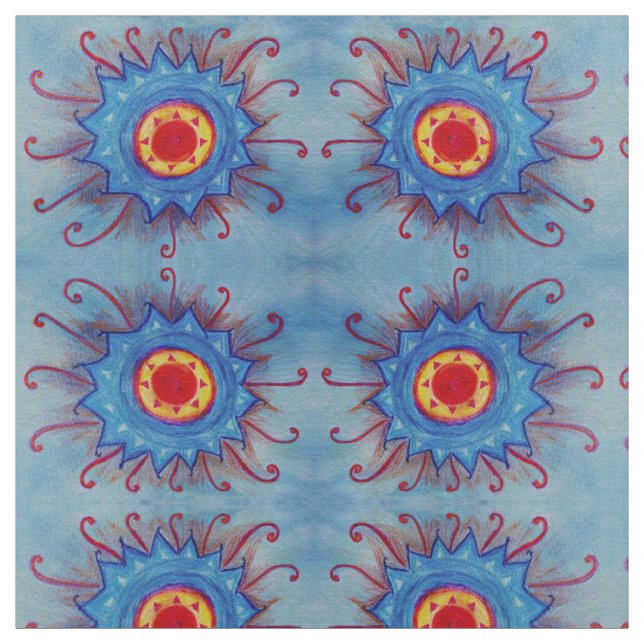 Tissu Mandala Custom Cotton Twill (58" width) Fabric (Échantillon)