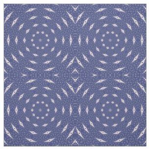 Tissu Mandala de Mitochondries Bleu Nuit et Rose