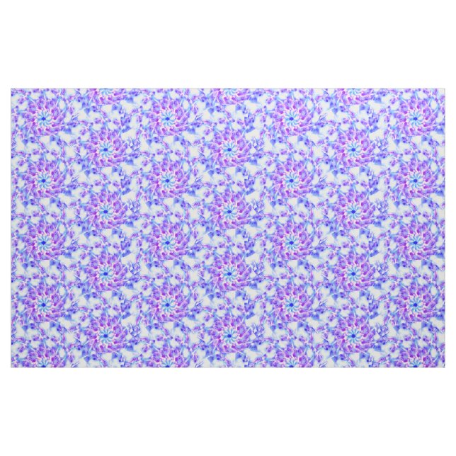 Tissu Mandala Floral Violet (Fat Quarter)