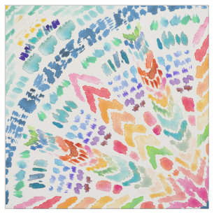 Tissu Mandala HIPPIE d'arc-en-ciel de VIBRAPHONE