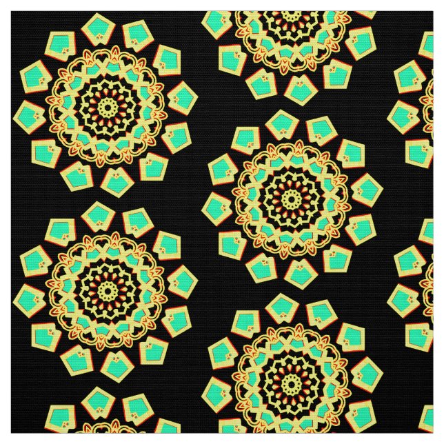 Tissu Mandala Motif 110714(014) (Échantillon)