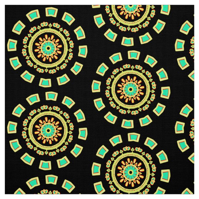 Tissu Mandala Motif 110714(016) (Échantillon)