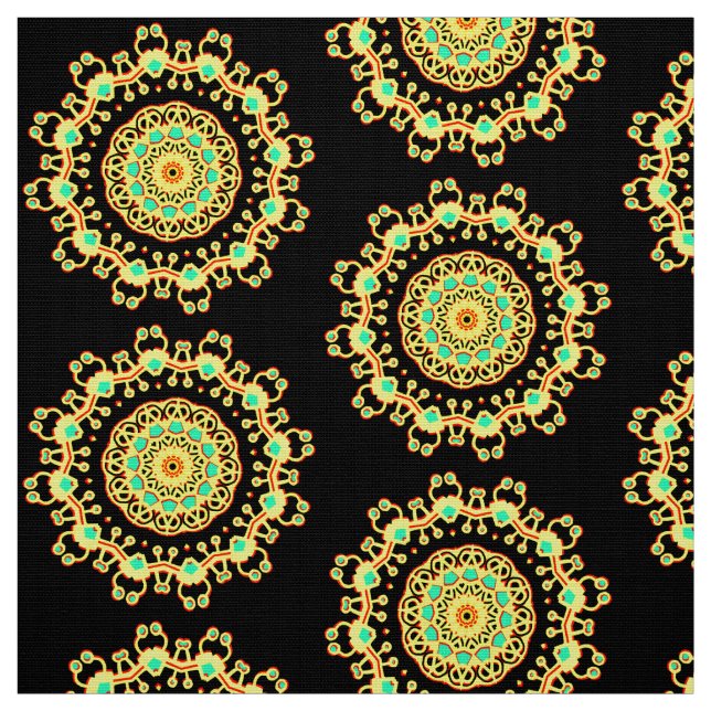 Tissu Mandala Motif 110714(017) (Échantillon)