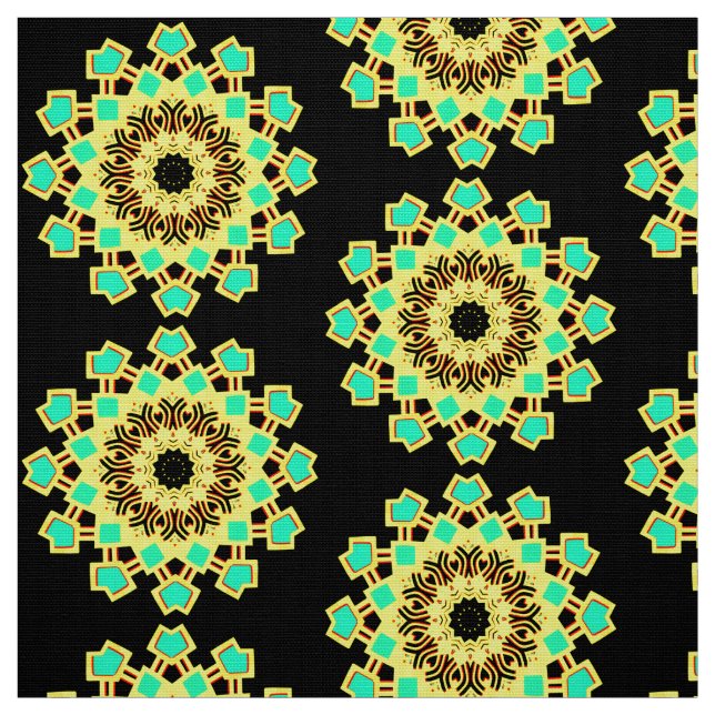 Tissu Mandala Motif 110714(05) (Échantillon)