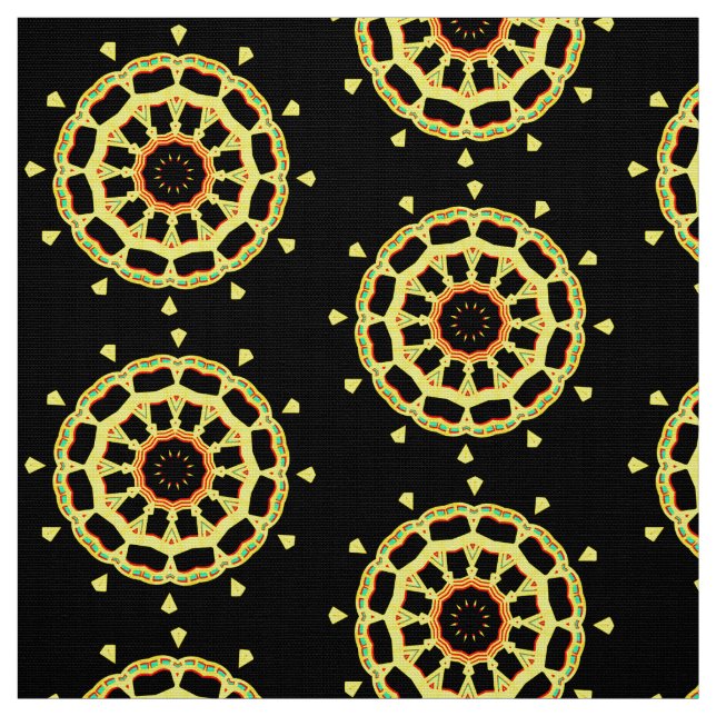 Tissu Mandala Motif 110714(07) (Échantillon)
