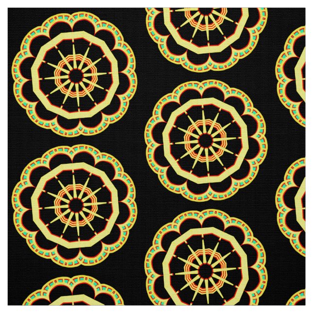 Tissu Mandala Motif 110714(08) (Échantillon)