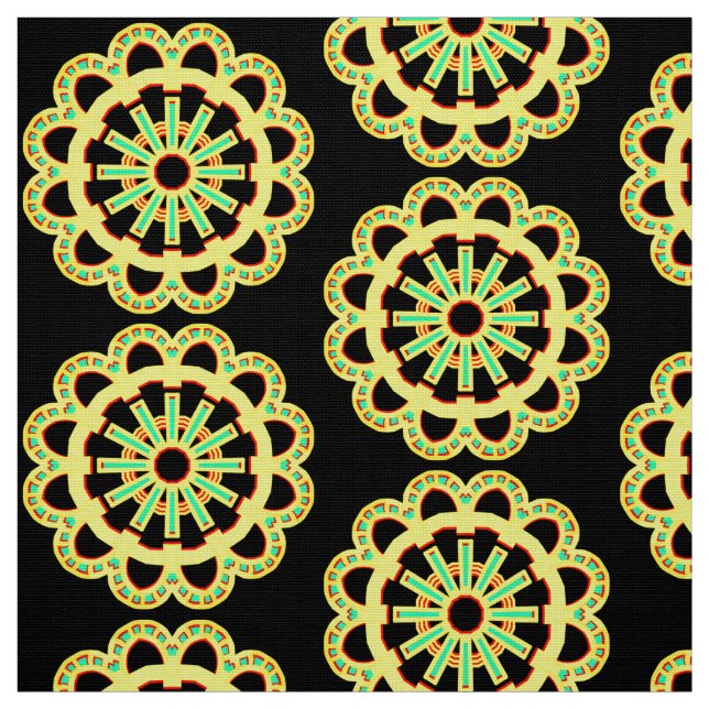 Tissu Mandala Motif 110714(09) (Échantillon)