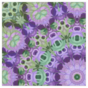 Tissu Mandala ronde motif kaléidoscope rétro hippie s