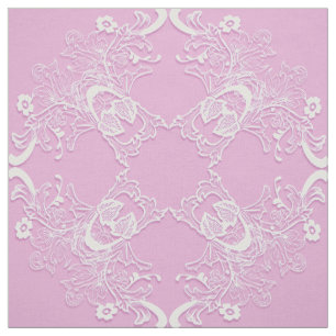 Tissu Mandala. rose floral ethnique