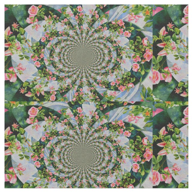 Tissu Mandala rose Mackinac (Fermer)