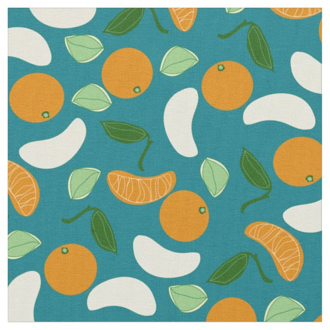 Tissu Mandarin Citrus (Fermer)