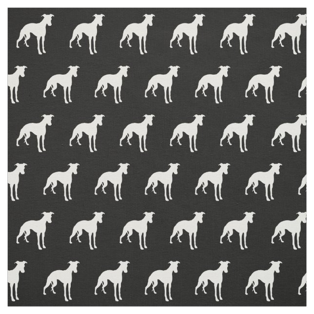 Tissu Mannequin de silhouette de Chien Whippet (Échantillon)