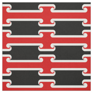Tissu Maori Flag Fabric & Wave fashion sports NZ/Rugby