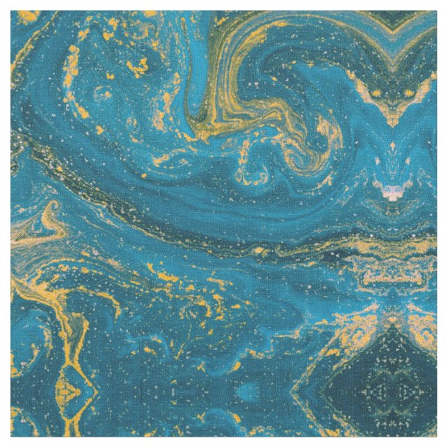 Tissu Marbre Bleu  (Fermer)