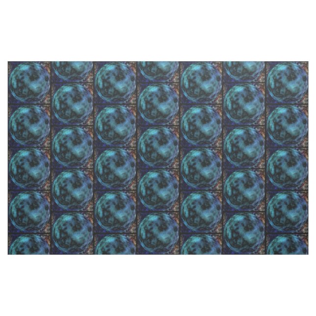 Tissu Marbre Bleu Cosmic Faux (Fat Quarter)