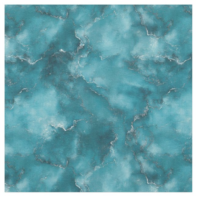 Tissu Marbre bleu nuageux (Fermer)