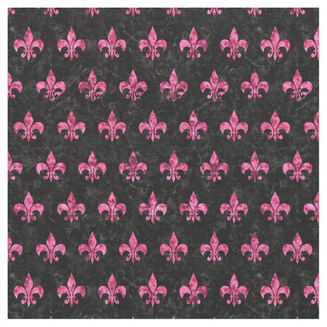 TISSU MARBRE ROYAL1 NOIR ET MARBRE ROSE (R) (Fermer)