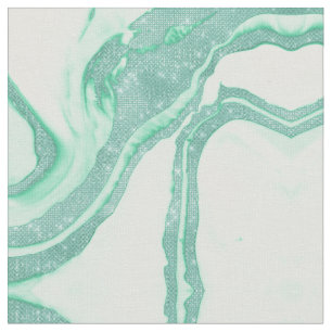 Tissu Marbre turquoise vert Mint Sparkine