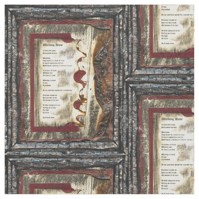 Tissu Marcher seul (Fermer)